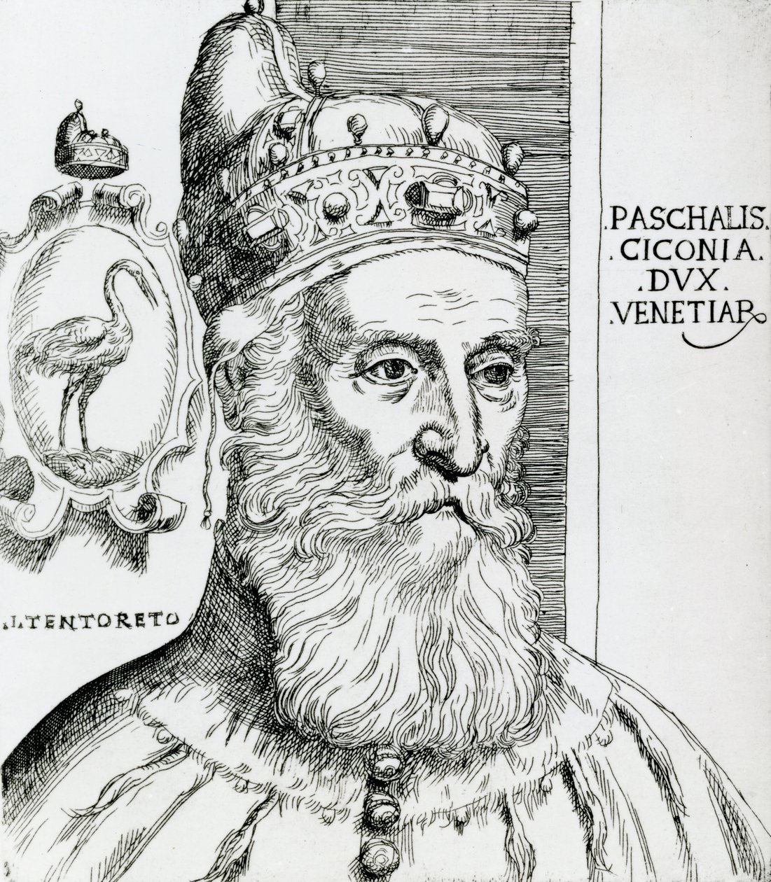 Pasquale Cicogna, Doge von Venedig (1585–1595) von Jacopo Robusti Tintoretto