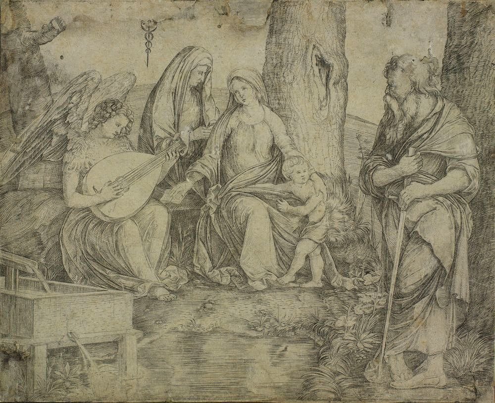 Heilige Familie von Jacopo de Barbari