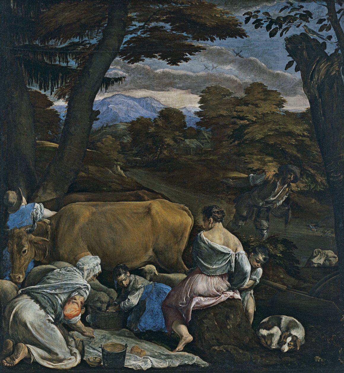 Das Gleichnis vom Sämann von Jacopo Bassano il vecchio