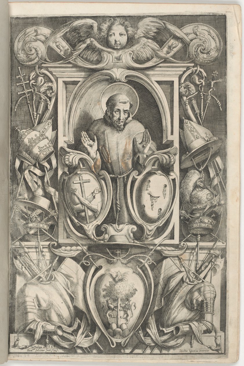 Frontispiz mit Porträt des Heiligen Franziskus von Jacopo Ligozzi