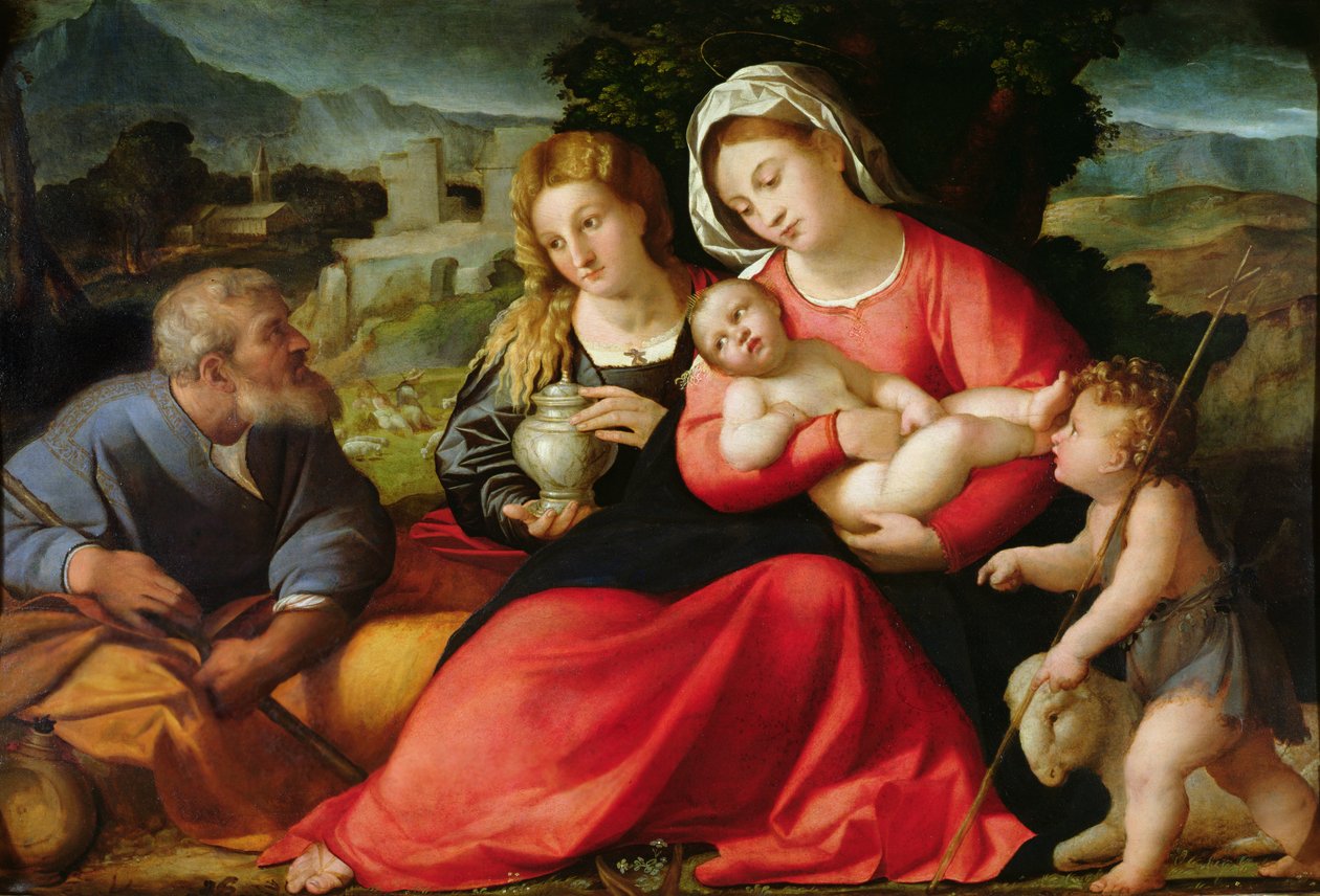 Die Heilige Familie, ca. 1508-12 von Jacopo Palma