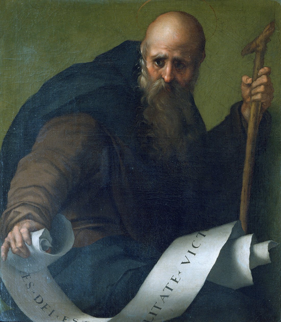 St. Antonius Abt (ca. 251-356) ca. 1518-19 von Jacopo Pontormo