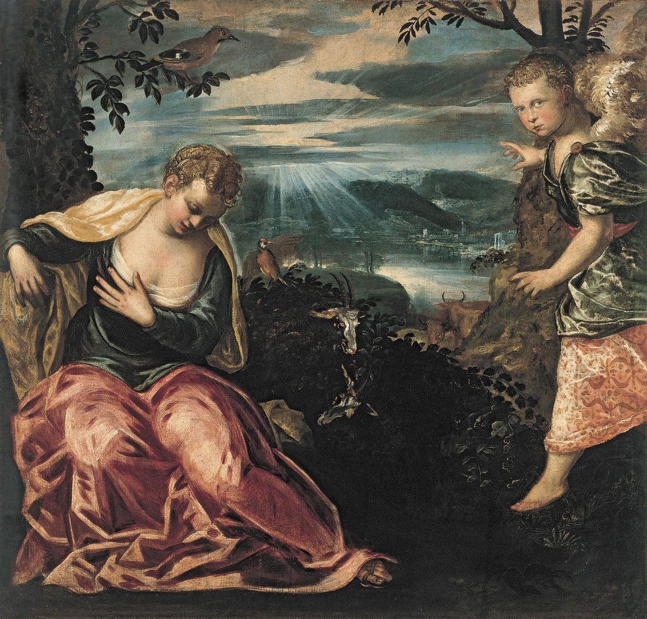 Die Verkündigung an Manoahs Frau von Jacopo Robusti Tintoretto