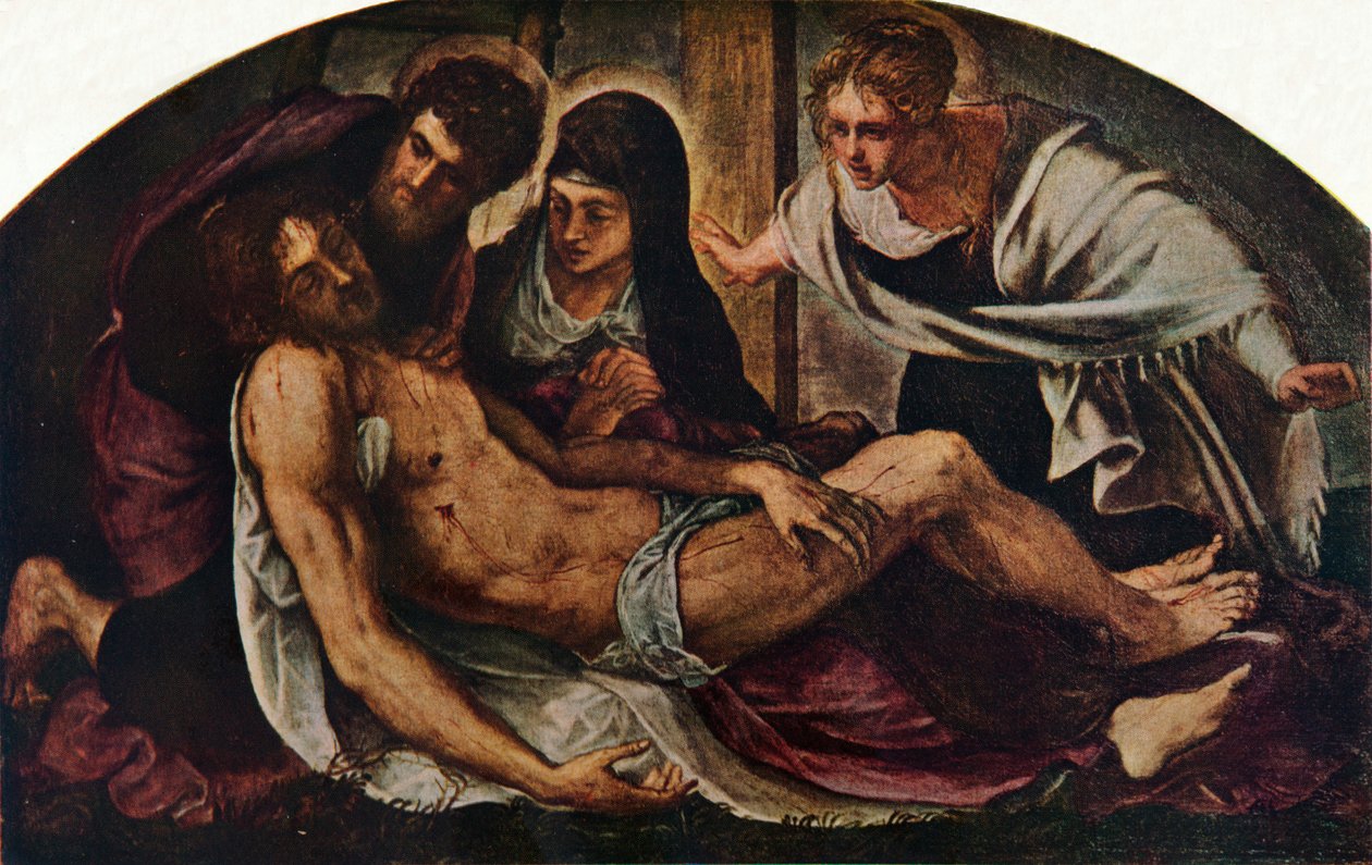 Die Kreuzabnahme, 1563, 1930 von Jacopo Robusti Tintoretto
