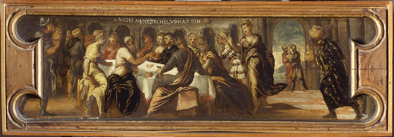 Das Festmahl des Belsazar von Jacopo Robusti Tintoretto