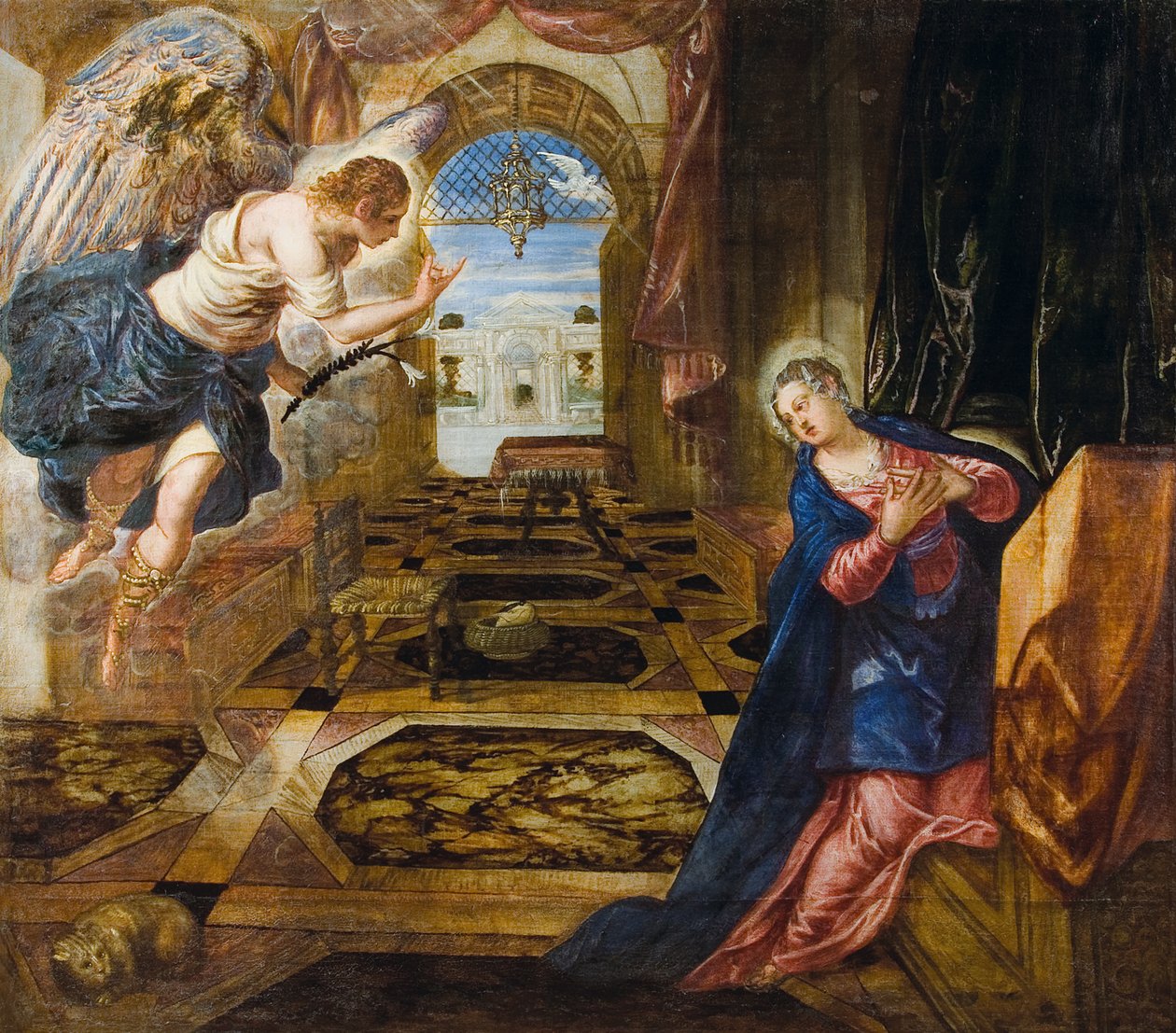 Die Verkündigung von Jacopo Tintoretto