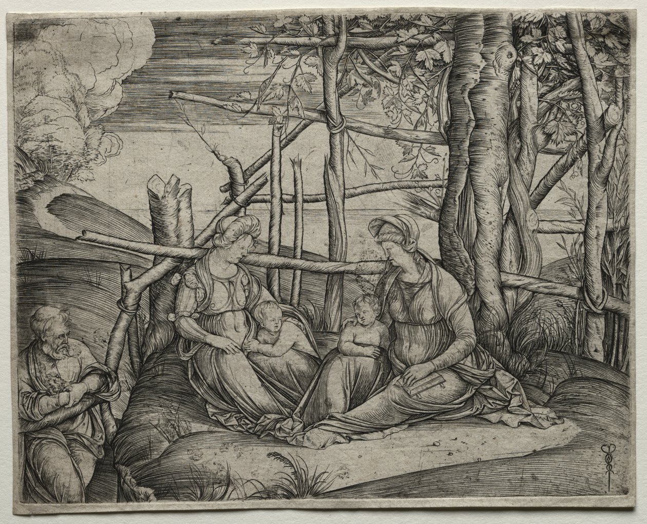 Die Heilige Familie mit St. Elisabeth von Jacopo de