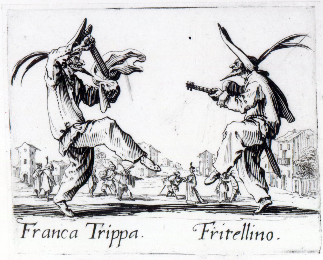 Balli de Sfessania, ca. 1622 von Jacques Callot