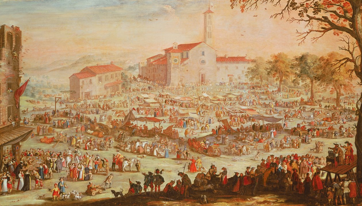 Der Jahrmarkt in Impruneta, 1638 von Jacques Callot