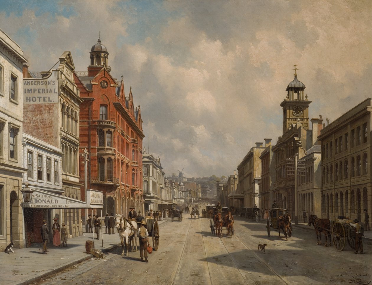Queen Street, Auckland von Jacques Carabain