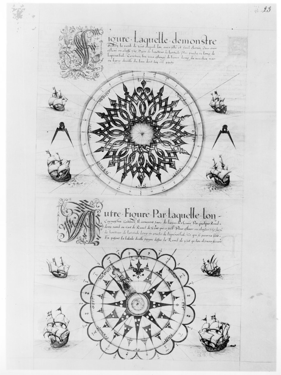 Ms Fr 150 fol.23r Sextant, aus 