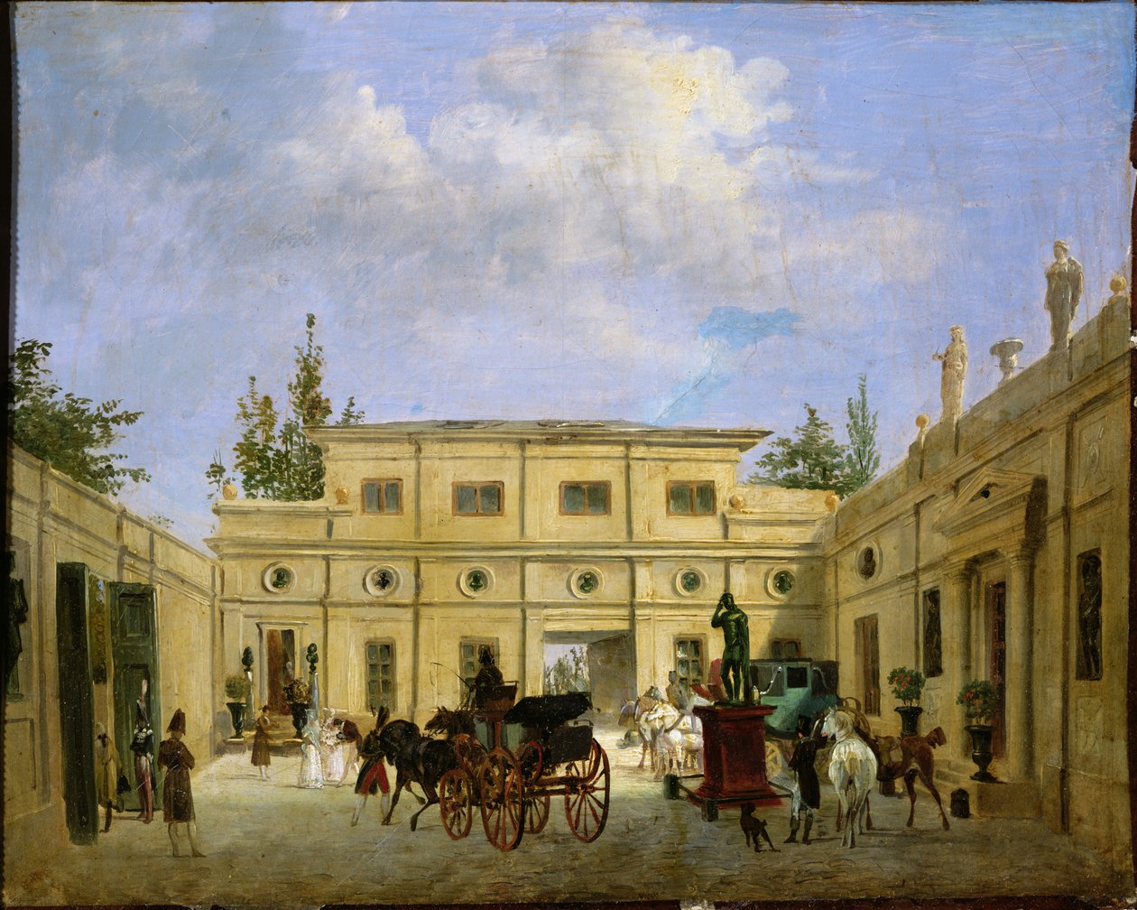 Ansicht von Cite Odiot von Jacques Francois Joseph Swebach