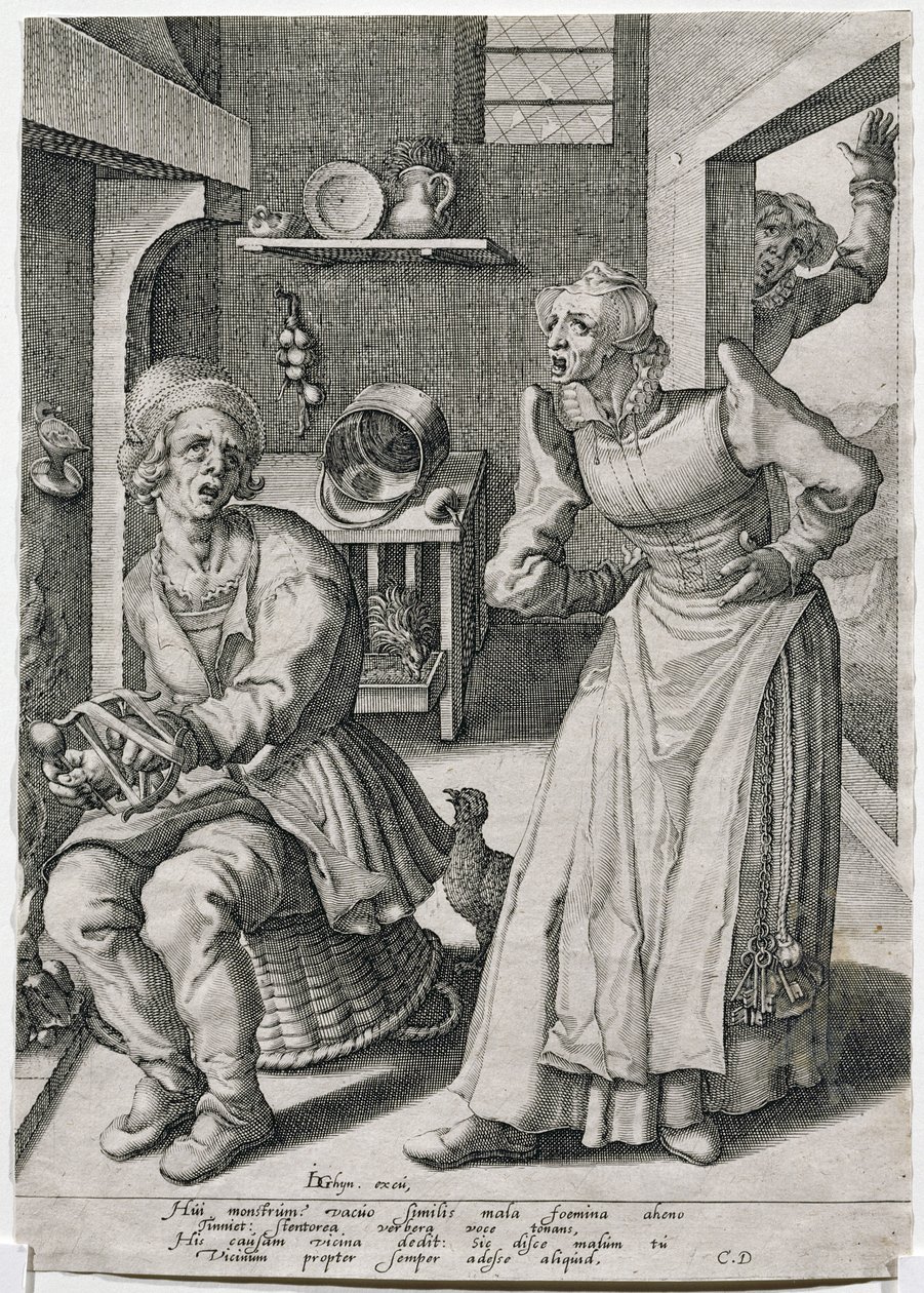 Die Zänkerin von Jacques II de Gheyn