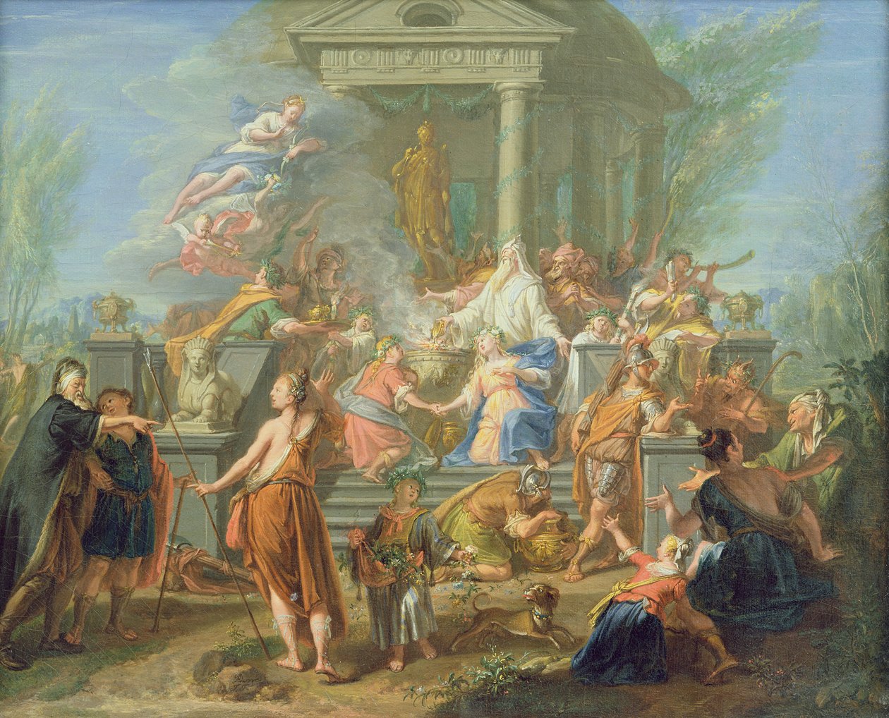 Das Opfer der Iphigenie von Jacques Ignatius de Roore