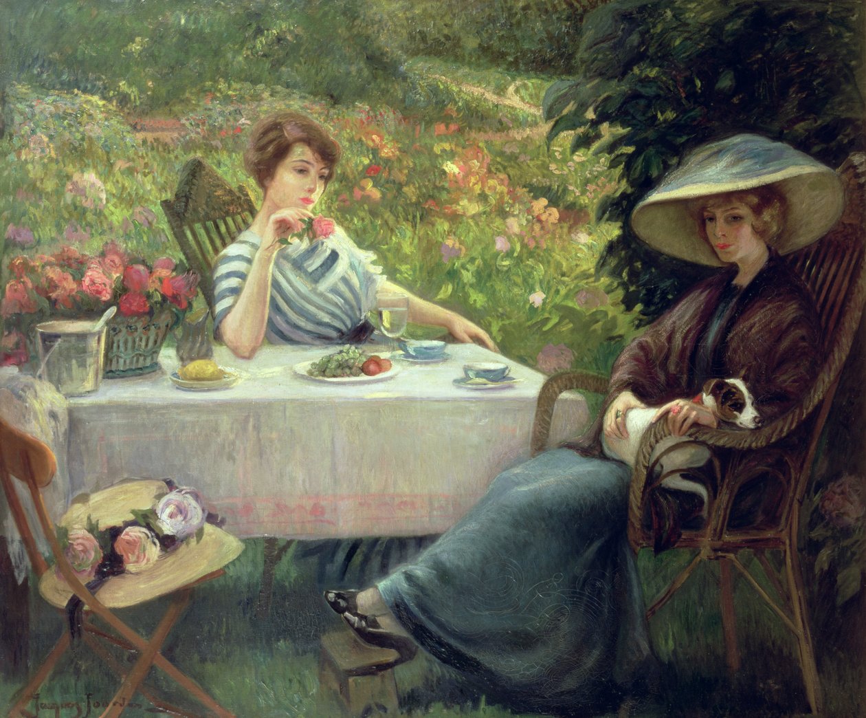 Teestunde von Jacques Jourdan