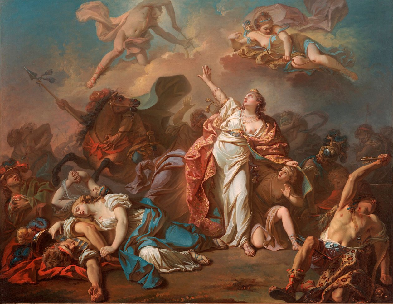 Kinder der Niobe von Jacques Louis David