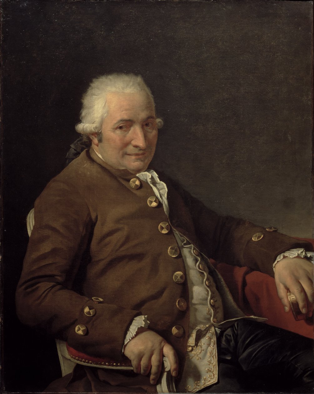 Porträt von Charles-Pierre Pecoul, 1784 von Jacques Louis David