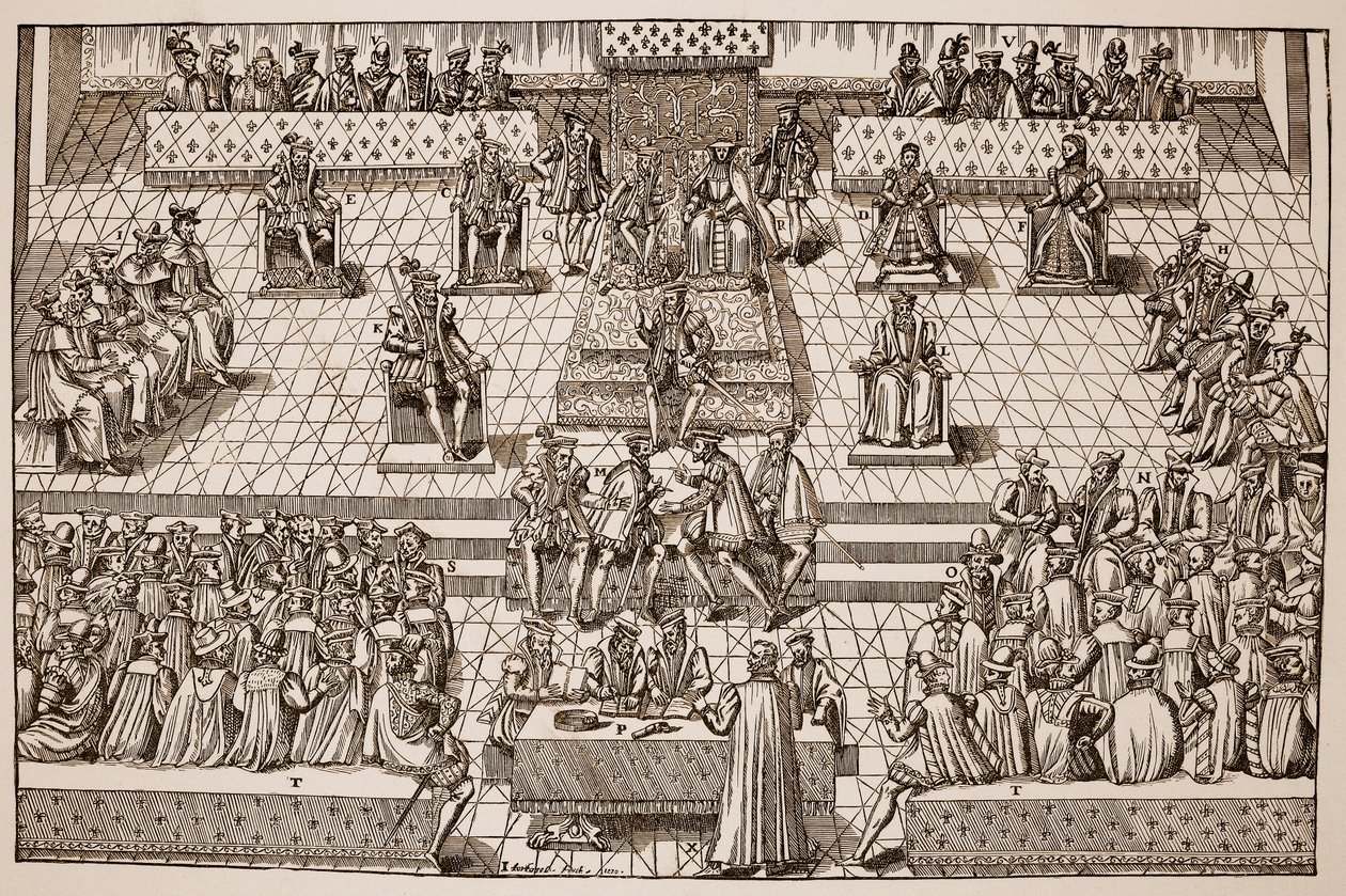 Die Generalstände in Orleans, 1560 von Jacques Tortorel