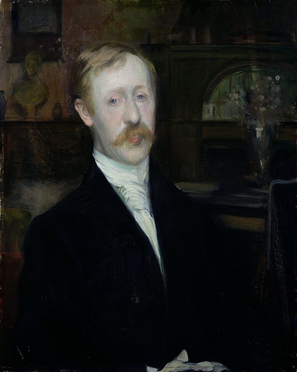 Porträt von George Moore von Jacques Emile Blanche