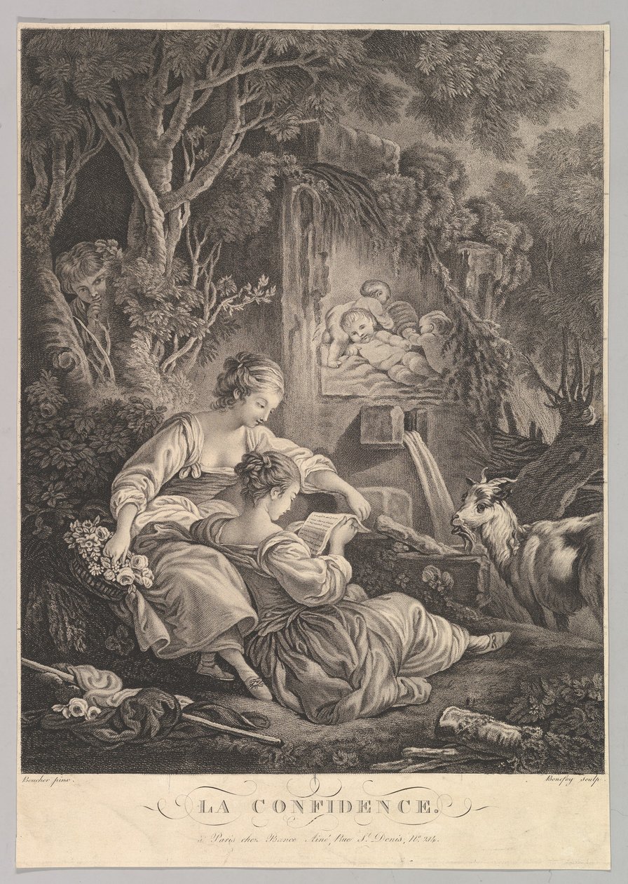 Das Geheimnis, ca. 1804-31 von Jacques Bonnefoy
