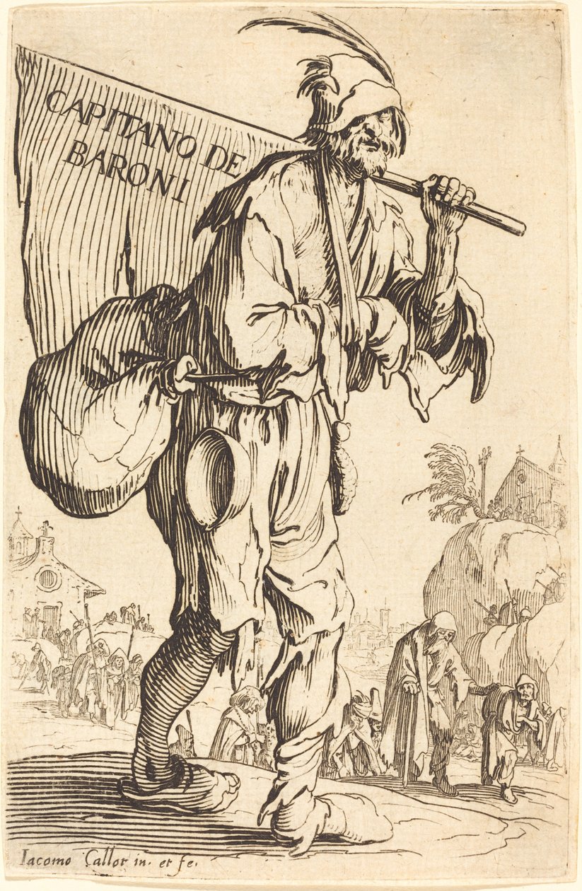 Kapitän der Barone von Jacques Callot