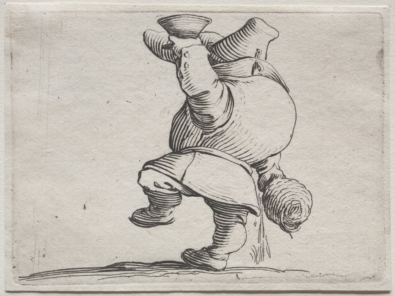 Trinker von hinten gesehen von Jacques Callot
