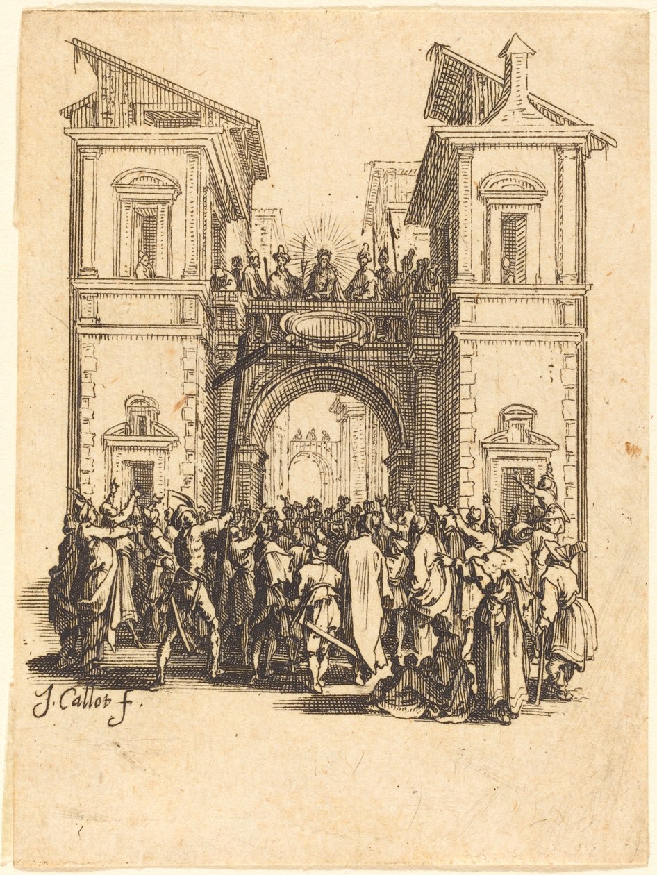 Ecce Homo, ca. 1624-1625 von Jacques Callot