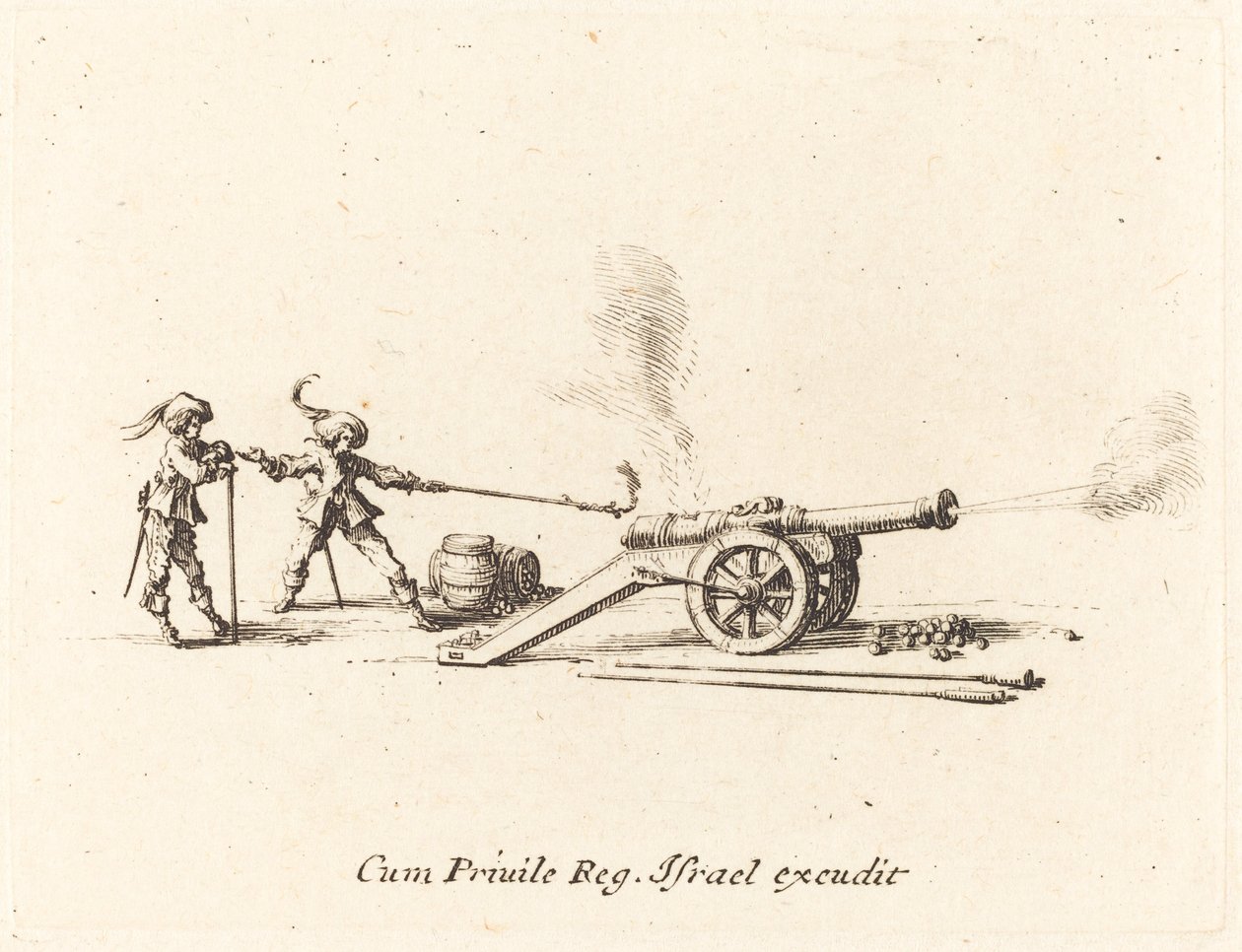 Kanonenfeuer von Jacques Callot