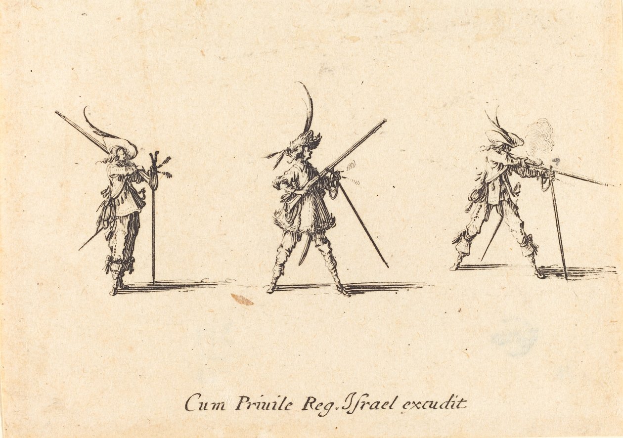 Das Musketenfeuer von Jacques Callot