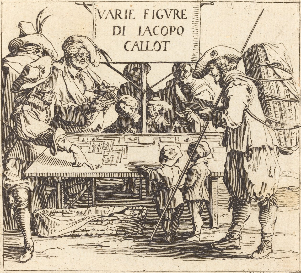 Frontispiz für "Varie Figure" von Jacques Callot