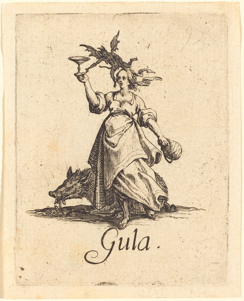 Völlerei von Jacques Callot
