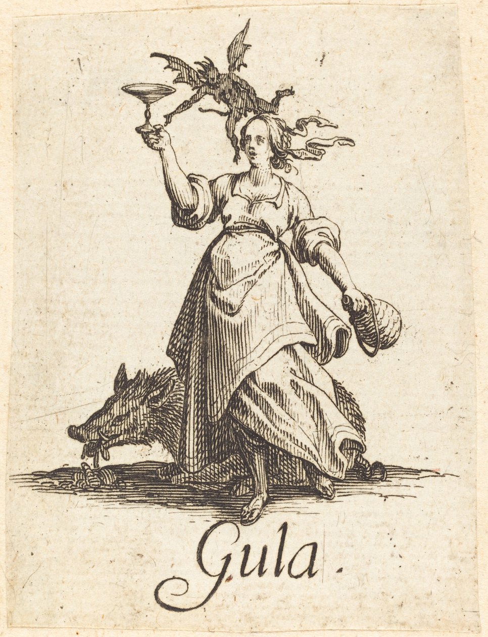 Völlerei von Jacques Callot