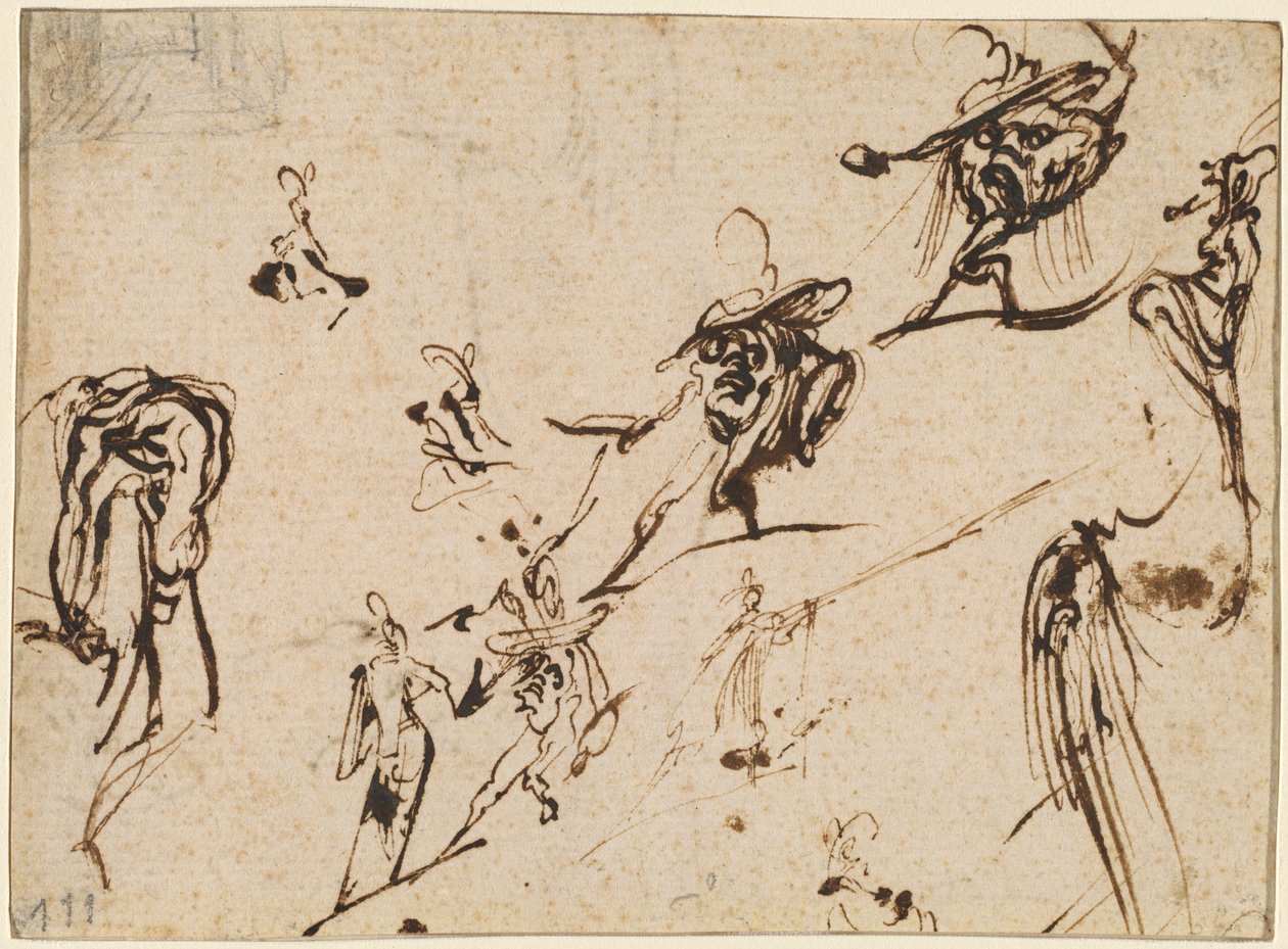 Gobbi und andere bizarre Figuren von Jacques Callot