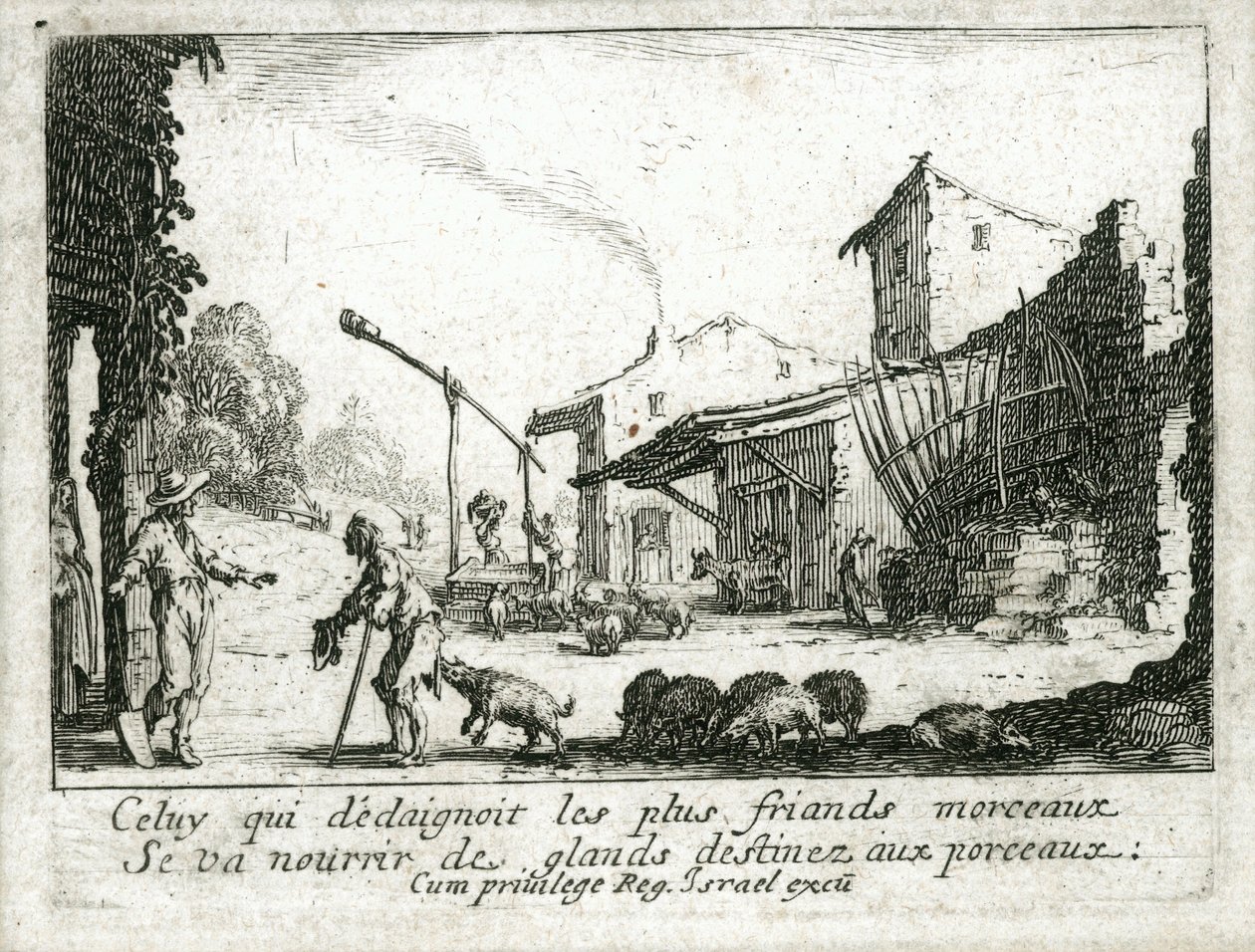 Das Leben des verlorenen Sohnes von Jacques Callot