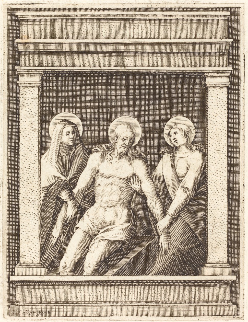 Klage, 1608-1611 von Jacques Callot