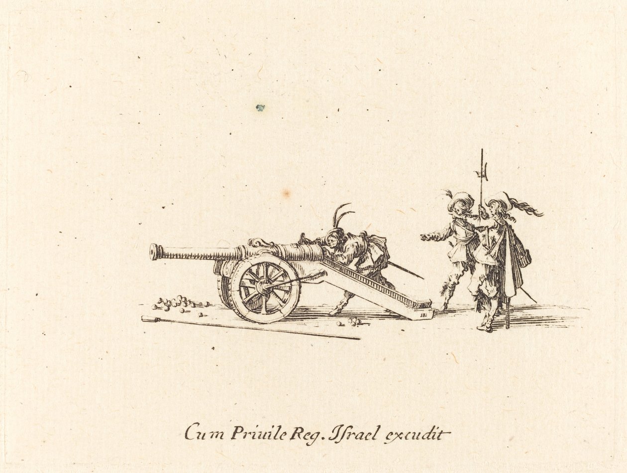 Das Laden der Kanone von Jacques Callot