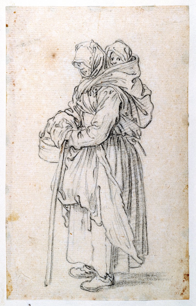Mutter und Kind von Jacques Callot