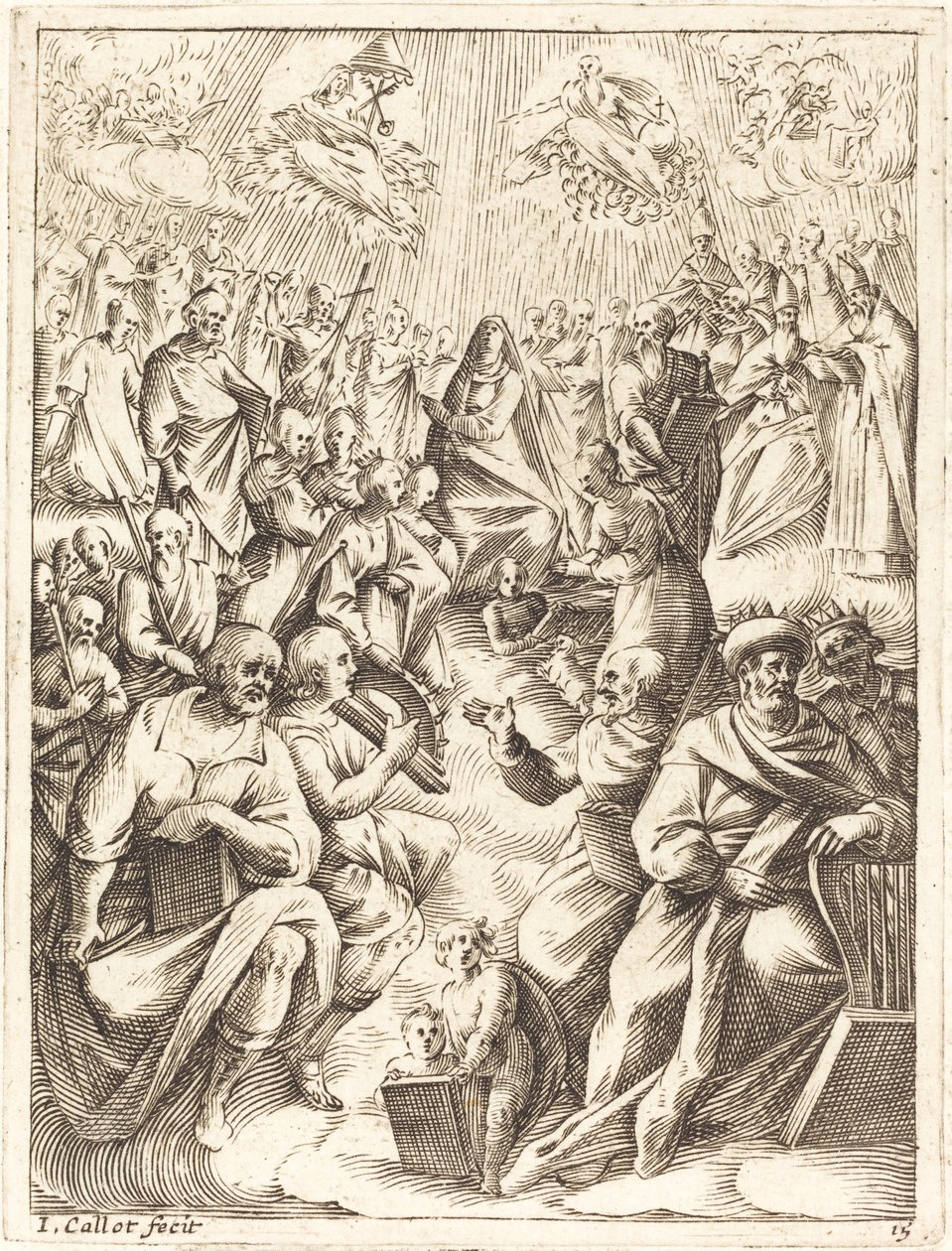 Paradies, 1608-1611 von Jacques Callot