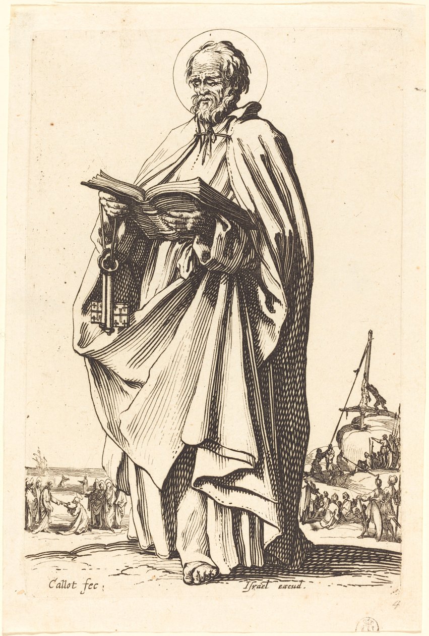 Heiliger Petrus von Jacques Callot