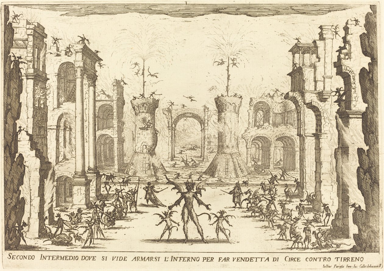 Zweites Intermezzo von Jacques Callot