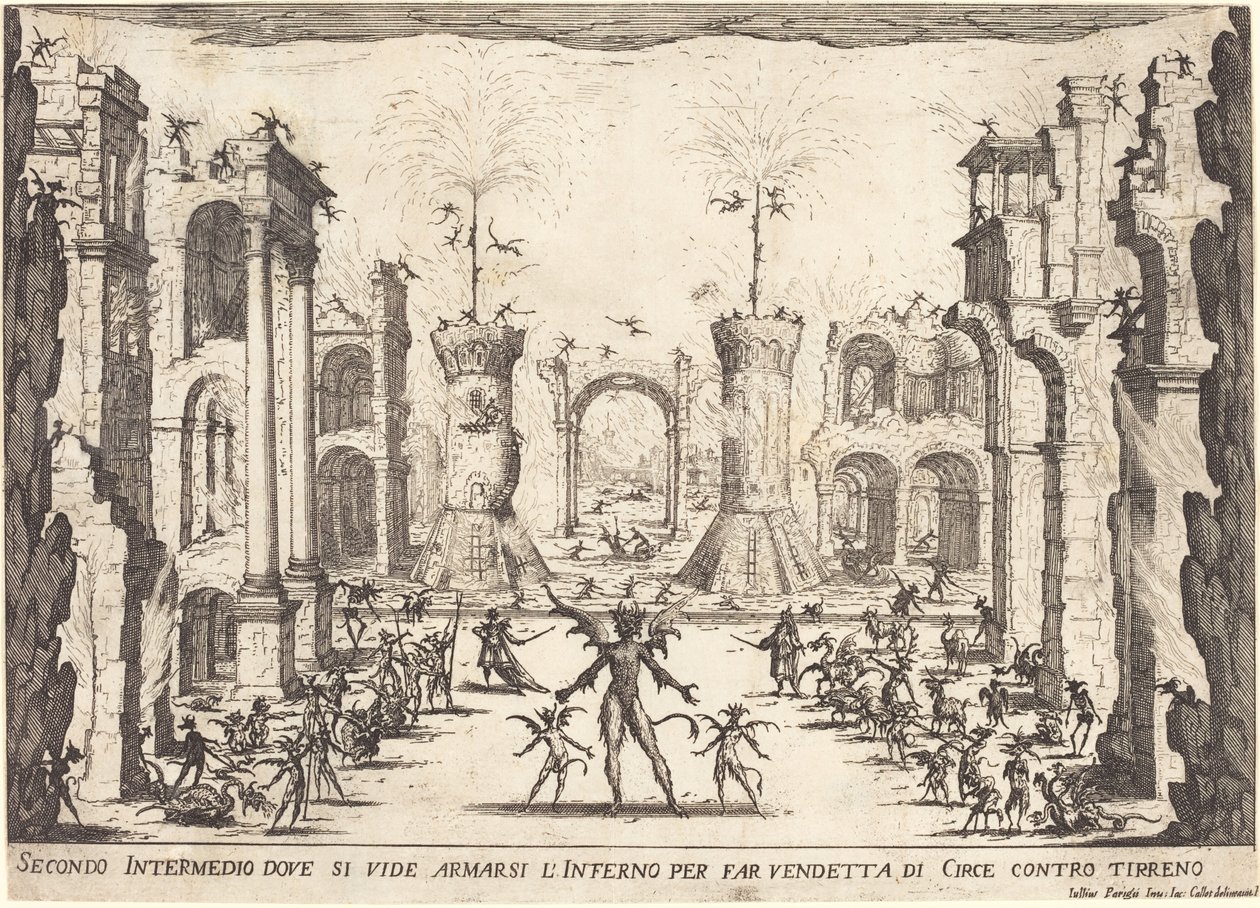Zweites Intermezzo von Jacques Callot