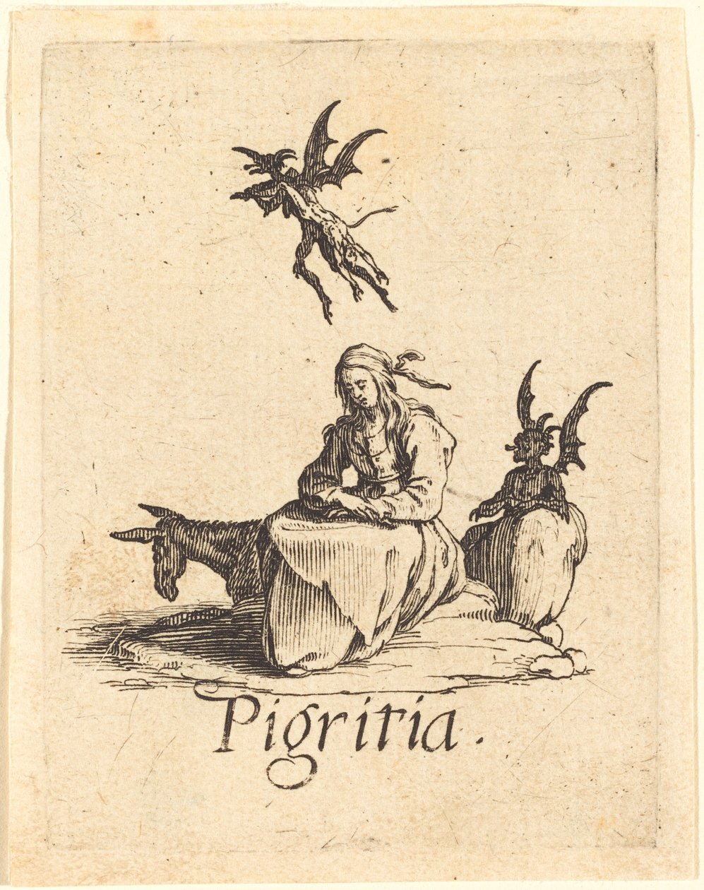 Faulheit von Jacques Callot