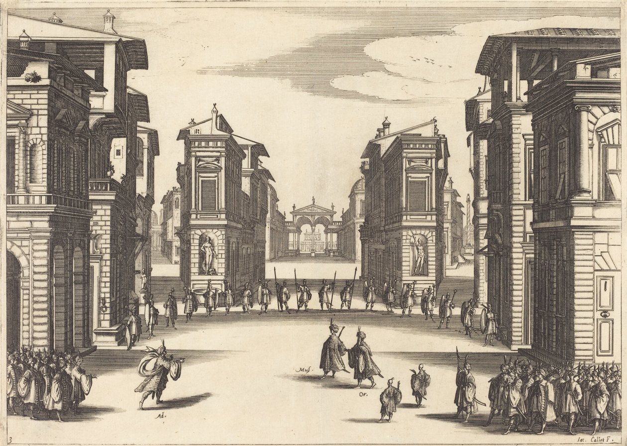 Solimano, Akt III von Jacques Callot