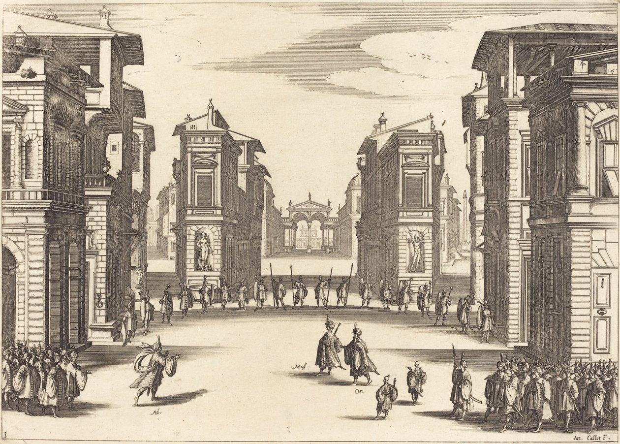 Solimano, Akt III von Jacques Callot