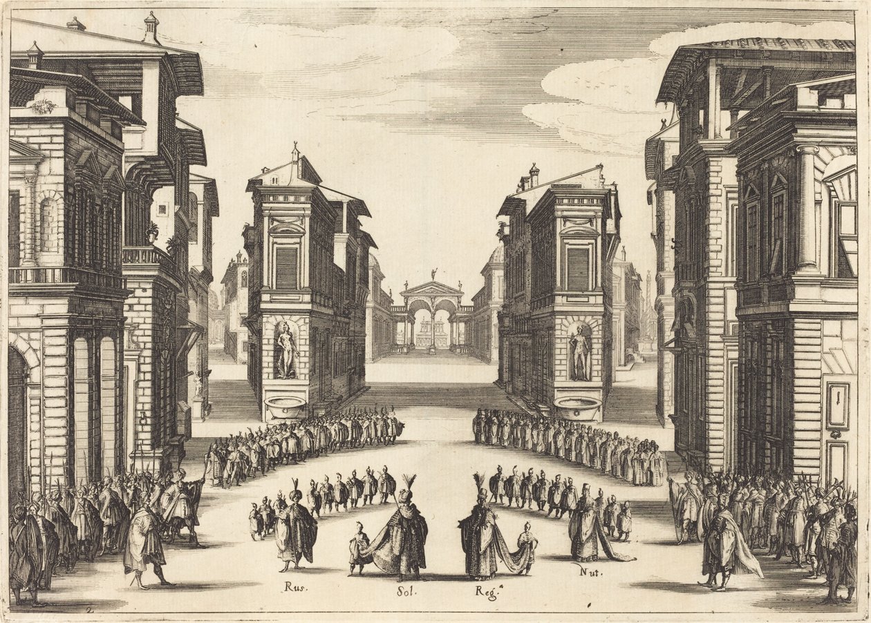 Solimano, Akt II von Jacques Callot