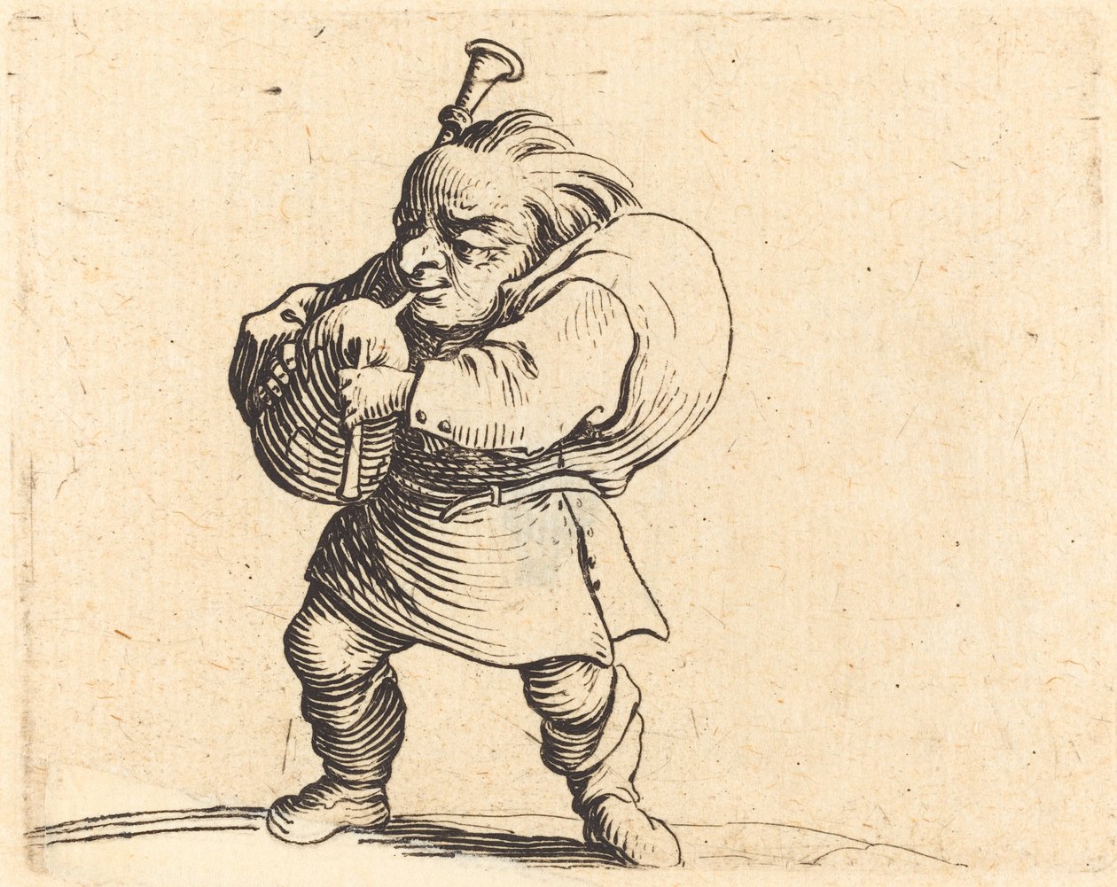 Der Dudelsackspieler von Jacques Callot