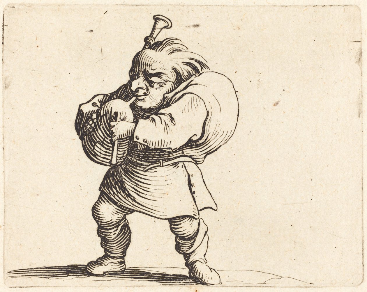 Der Dudelsackspieler von Jacques Callot