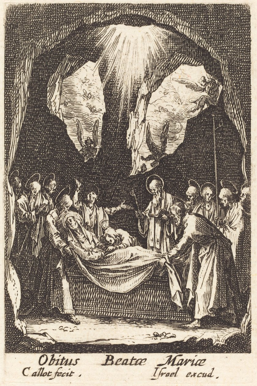 Das Begräbnis der Jungfrau von Jacques Callot
