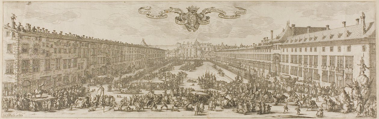 Der Steinbruch bei Nancy von Jacques Callot