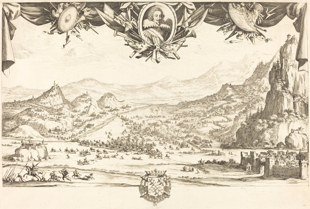 Der Kampf von Avigliana von Jacques Callot